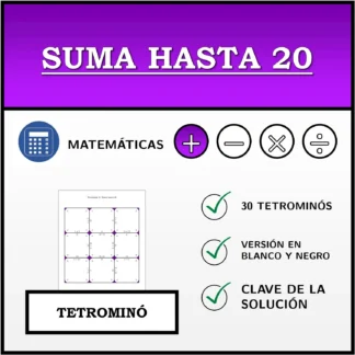 Tetrominó: Suma hasta 20