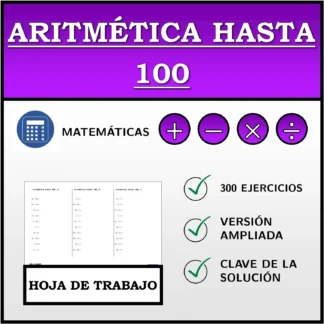 Hoja de trabajo: Aritmética hasta 100