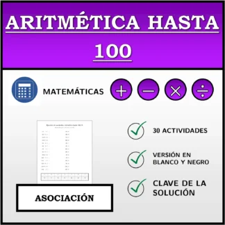 Ejercicio de asociación: Aritmética hasta 100