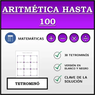 Tetrominó: Aritmética hasta 100