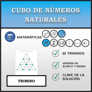 Trimino: Cubo de números naturales