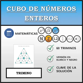 Trimino: Cubo de números enteros
