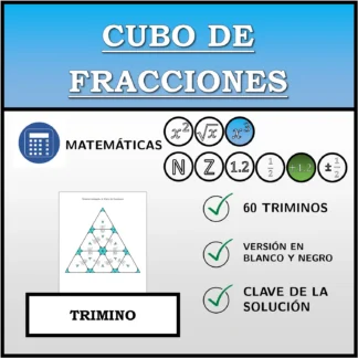 Trimino: Cubo de fracciones