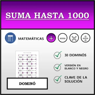 Dominó: Suma hasta 1000