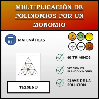 Trimino: Multiplicación de polinomios por un monomio
