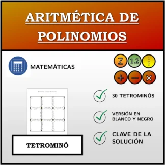 Tetrominó: Aritmética de polinomios
