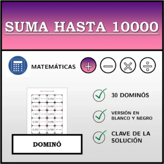 Dominó: Suma hasta 10000