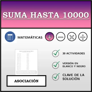 Ejercicio de asociación: Suma hasta 10000