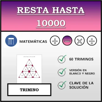 Trimino: Resta hasta 10000