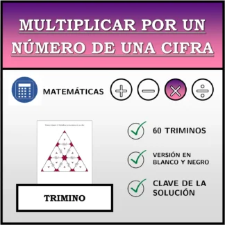 Trimino: Multiplicar por un número de una cifra