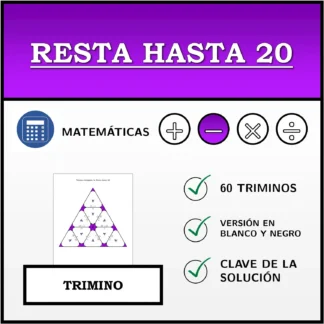 Trimino: Resta hasta 20