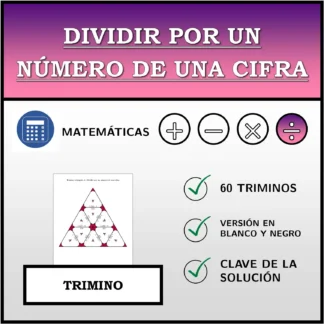 Trimino: Dividir por un número de una cifra