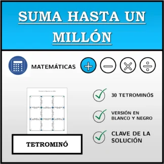 Tetrominó: Suma hasta un millón