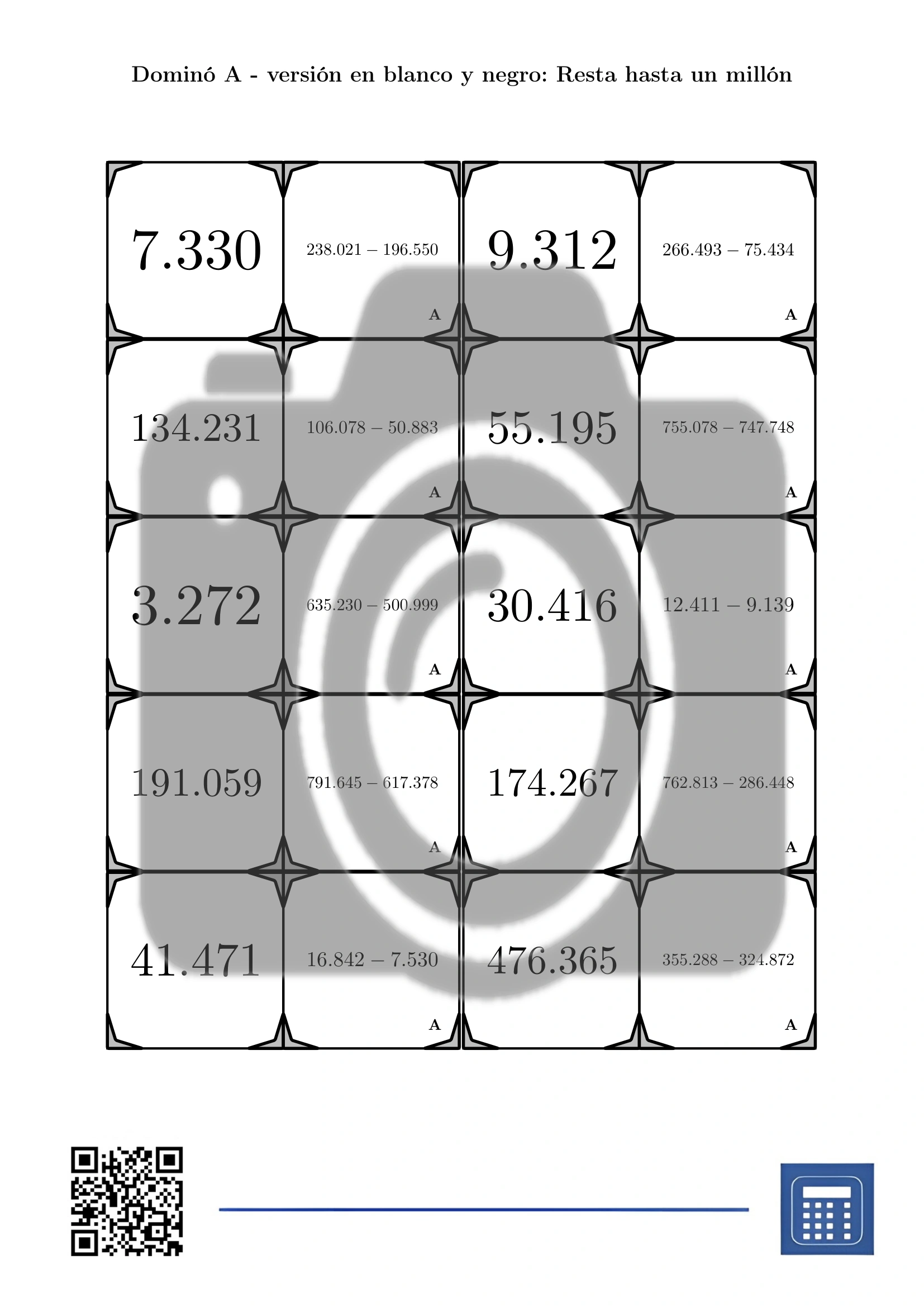 Dominó: Resta hasta un millón - Imagen 3