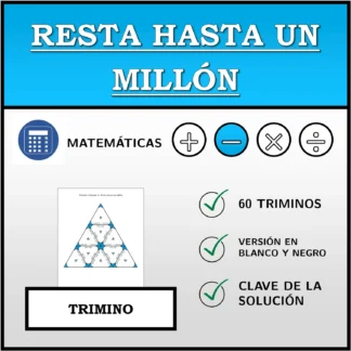 Trimino: Resta hasta un millón