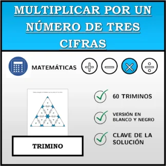 Trimino: Multiplicar por un número de tres cifras