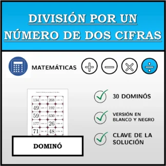 Dominó: División por un número de dos cifras