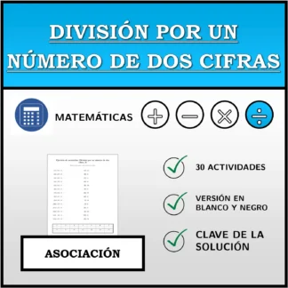 Ejercicio de asociación: División por un número de dos cifras