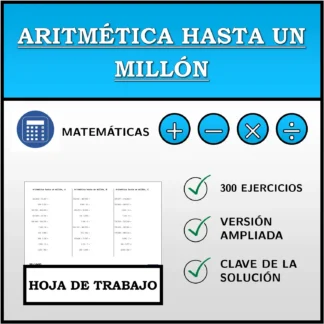 Hoja de trabajo: Aritmética hasta un millón