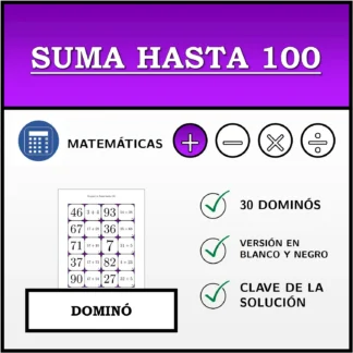 Dominó: Suma hasta 100