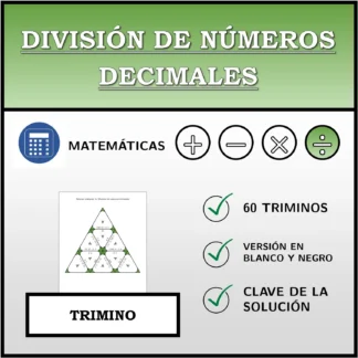 Trimino: División de números decimales