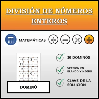 Dominó: División de números enteros
