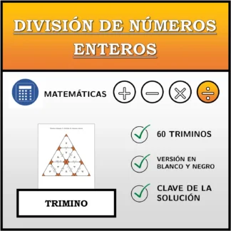 Trimino: División de números enteros