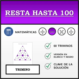 Trimino: Resta hasta 100