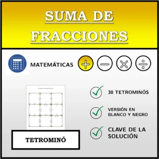 Tetrominó: Suma de fracciones