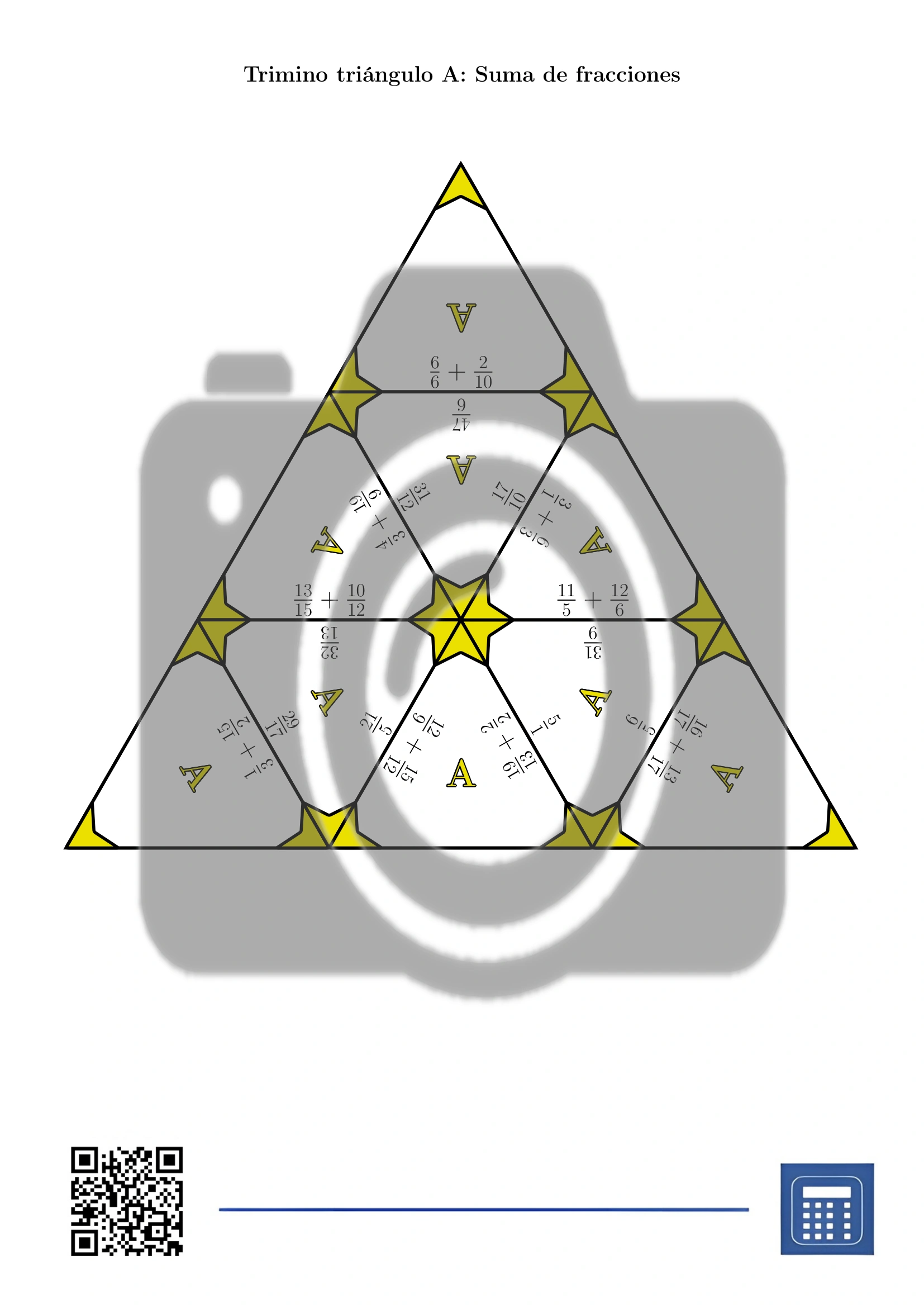 Trimino: Suma de fracciones - Imagen 2