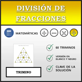 Trimino: División de fracciones