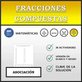 Ejercicio de asociación: Fracciones compuestas