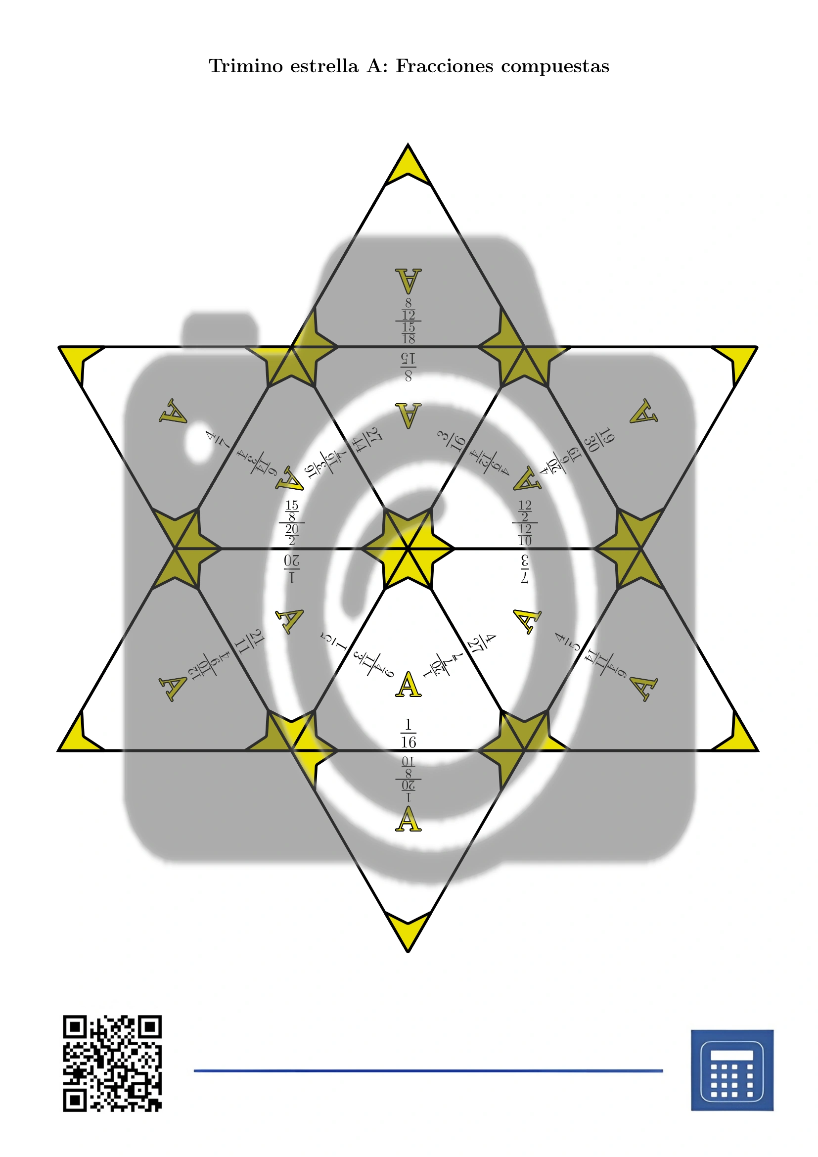 Trimino: Fracciones compuestas - Imagen 4