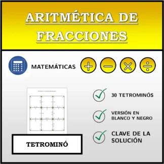 Tetrominó: Aritmética de fracciones