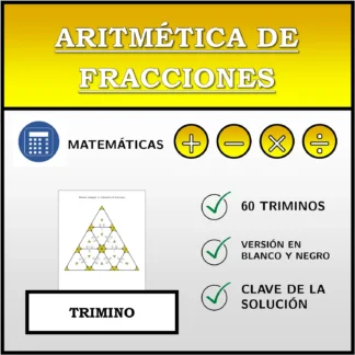 Trimino: Aritmética de fracciones