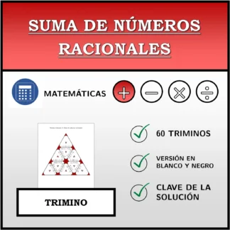 Trimino: Suma de números racionales