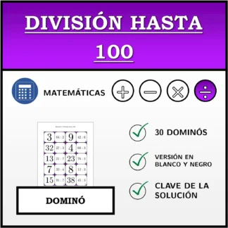 Dominó: División hasta 100
