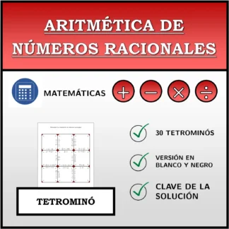 Tetrominó: Aritmética de números racionales