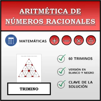 Trimino: Aritmética de números racionales